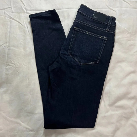 Paige | Verdugo Ultra Skinny Dark Wash Denim Jeans | Size 27 - Picture 3 of 7